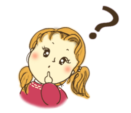 Japanese girl "MOMO-chan" sticker #364188