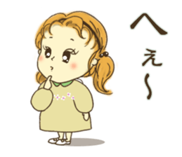 Japanese girl "MOMO-chan" sticker #364203