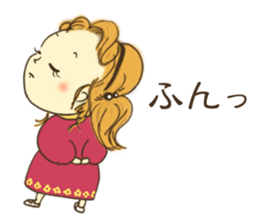 Japanese girl "MOMO-chan" sticker #364210