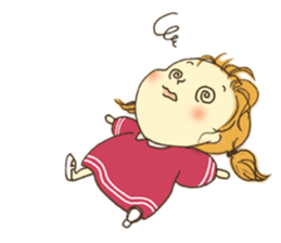 Japanese girl "MOMO-chan" sticker #364216