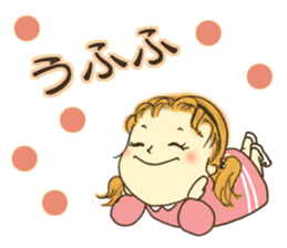 Japanese girl "MOMO-chan" sticker #364218