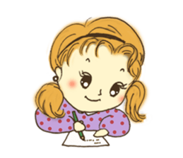 Japanese girl "MOMO-chan" sticker #364222