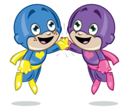 POWER AND ZAP - SUPER LOVE !!! sticker #365806