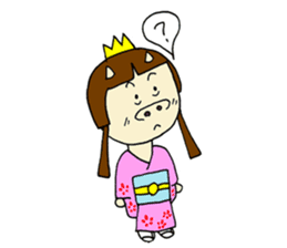 Pig Princess sticker #366665
