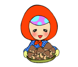 Retro pop girl sticker #366938