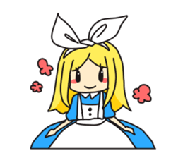Little cute Alice. sticker #366985