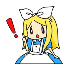 Little cute Alice. sticker #366987