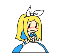 Little cute Alice. sticker #366988