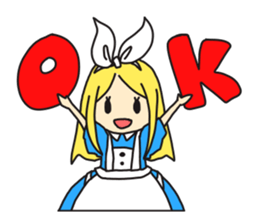 Little cute Alice. sticker #366990