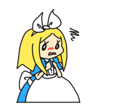 Little cute Alice. sticker #366993