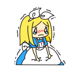 Little cute Alice. sticker #366996