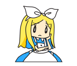 Little cute Alice. sticker #366998