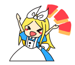 Little cute Alice. sticker #367006