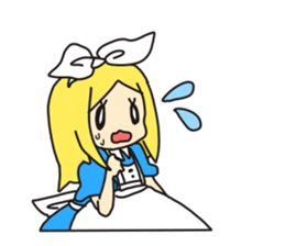 Little cute Alice. sticker #367007
