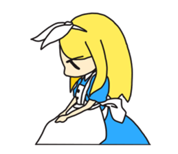 Little cute Alice. sticker #367008
