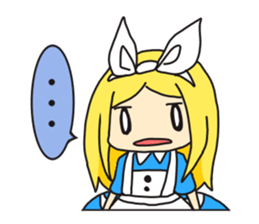 Little cute Alice. sticker #367011