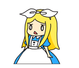 Little cute Alice. sticker #367013
