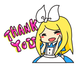 Little cute Alice. sticker #367016