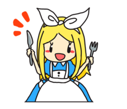 Little cute Alice. sticker #367022