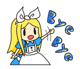 Little cute Alice. sticker #367024
