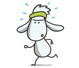 Funny sheep Shmu sticker #367150