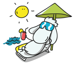 Funny sheep Shmu sticker #367162