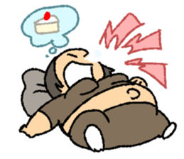 Excuse of fat sticker #367519