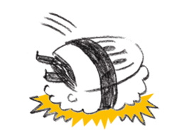 Mob and bobbed hair girl sticker #367796