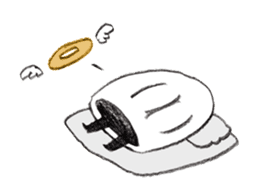 Mob and bobbed hair girl sticker #367806