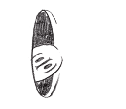 Mob and bobbed hair girl sticker #367807