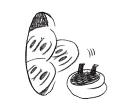 Mob and bobbed hair girl sticker #367808