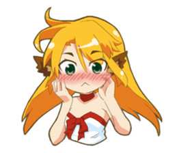 Dog ear WAN CO sticker #367950