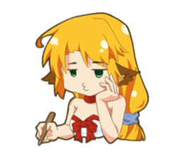 Dog ear WAN CO sticker #367959