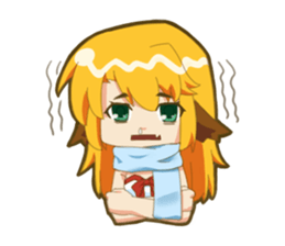 Dog ear WAN CO sticker #367967