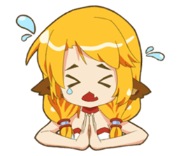 Dog ear WAN CO sticker #367969