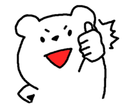 White bear and Penguin sticker #368306