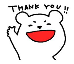 White bear and Penguin sticker #368307