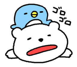 White bear and Penguin sticker #368338
