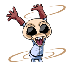 We are Space Aliens sticker #368481