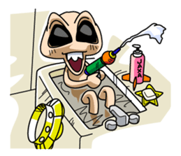 We are Space Aliens sticker #368499