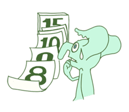 Crook-nose sticker #368818