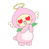 Angel momo in love sticker #368994