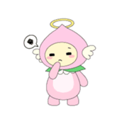 Angel momo in love sticker #369006