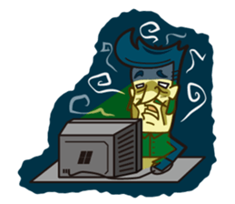 Four character idiomatic compounds talk sticker #369113