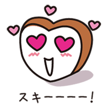 Fluffy-funny bread sticker #369676