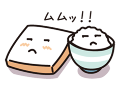 Fluffy-funny bread sticker #369680