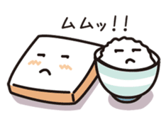 Fluffy-funny bread sticker #369680