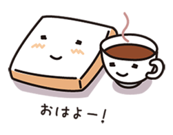 Fluffy-funny bread sticker #369685