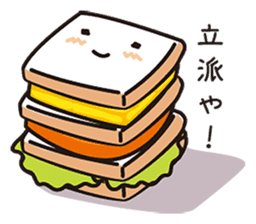 Fluffy-funny bread sticker #369687
