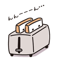 Fluffy-funny bread sticker #369691